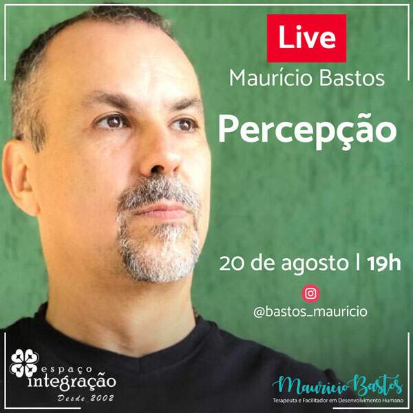 Live com Maurício Bastos 20 de Agosto às 19hs