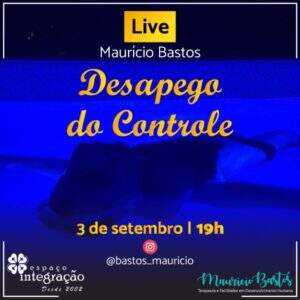 Live com Maurício Bastos 3 de Setembro às 19hs