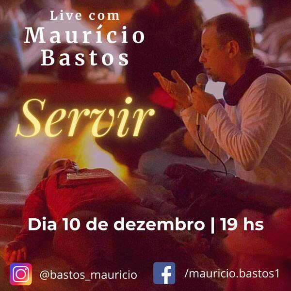 Live com Maurício Bastos 10 de Dezembro às 19hs