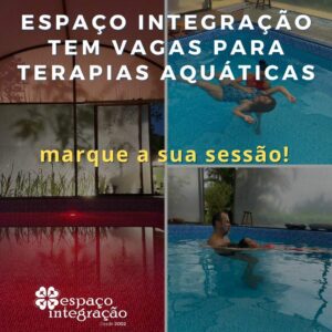 Terapias aquáticas no Espaço Integração